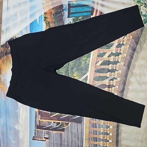 Eileen Fisher Black Pull-on Pants Size Medium - Picture 3 of 6